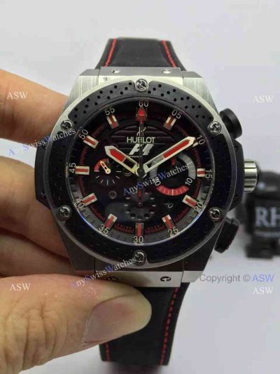 Replica Swiss Hublot F1 Big Bang Watch Stainless Steel Case